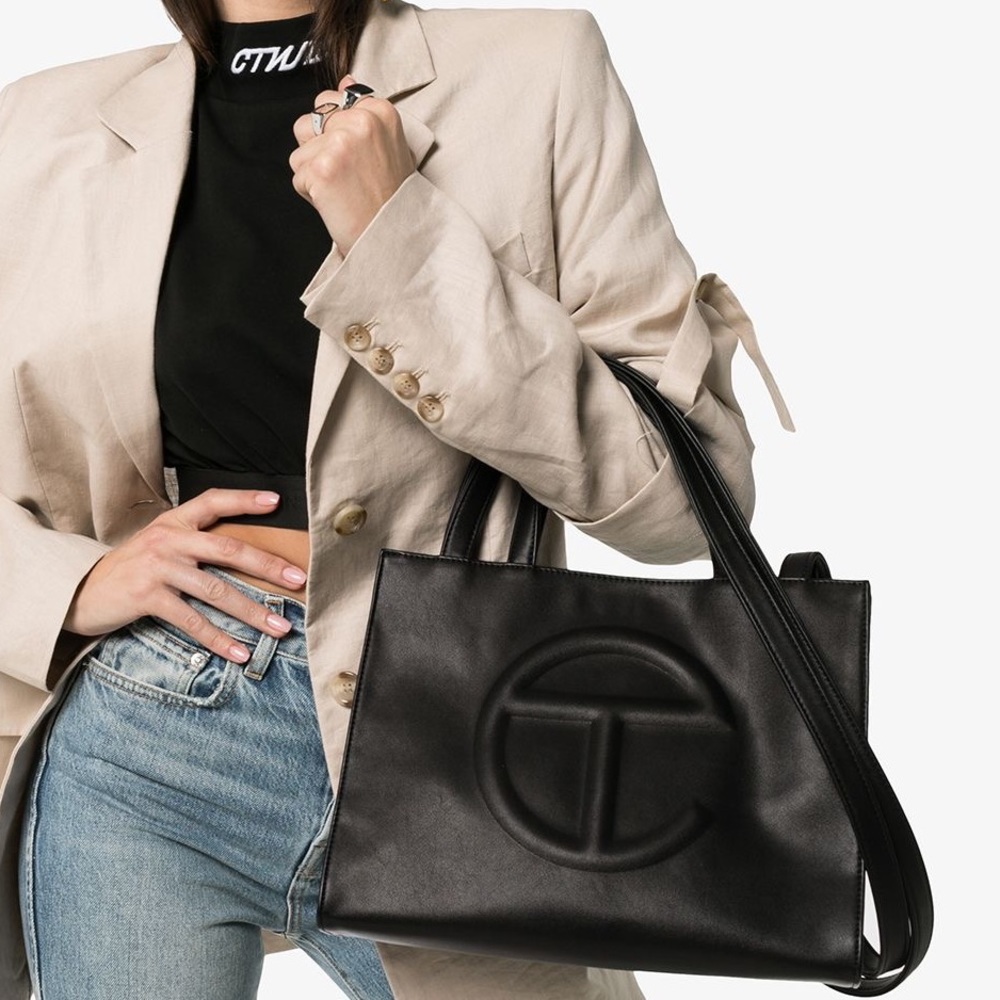 Telfar Medium Shopping Bag Black